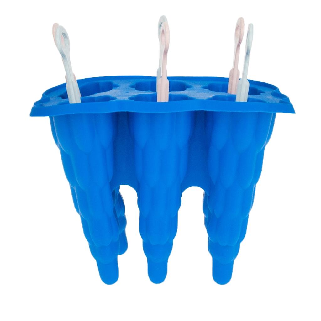 Foremka Silikonowa Na Lody Na Patyku Domowe Forma Do Sorbetów 6 Sztuk