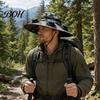 Cycling Cooling Hat Solar Fan Hat, UPF 50+ Wide Brim Sun with 2 Cap Fans, & USB Rechargeable, 3 Speeds for Fishing/Camping/Hiking/Gardening