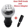 5 Speed Gear Shift Knob Boot Sleeve Adapter For Peugeot 106 206 207 306 307 407 408 Sega C4L Triumph C5 C2 Elysee Picasso C4