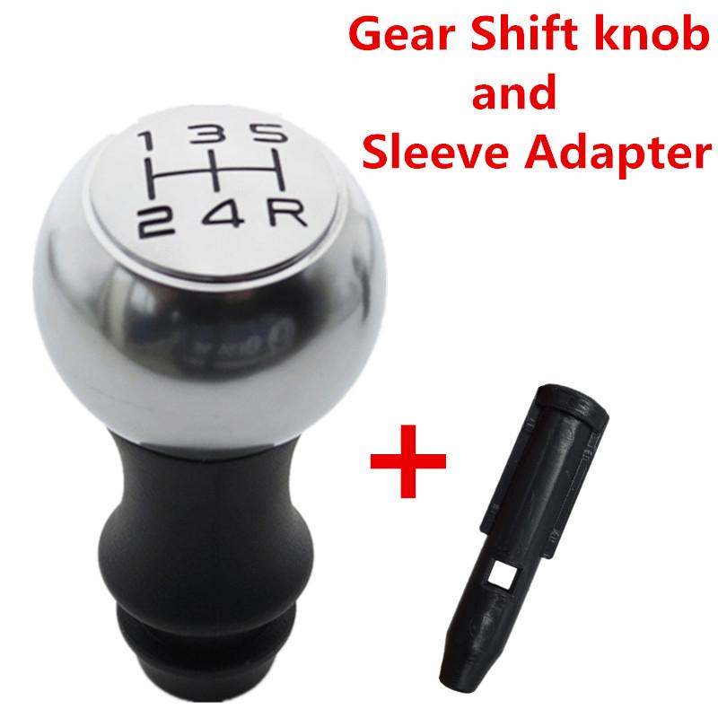 5 Speed Gear Shift Knob Boot Sleeve Adapter For Peugeot 106 206 207 306 307 407 408 Sega C4L Triumph C5 C2 Elysee Picasso C4