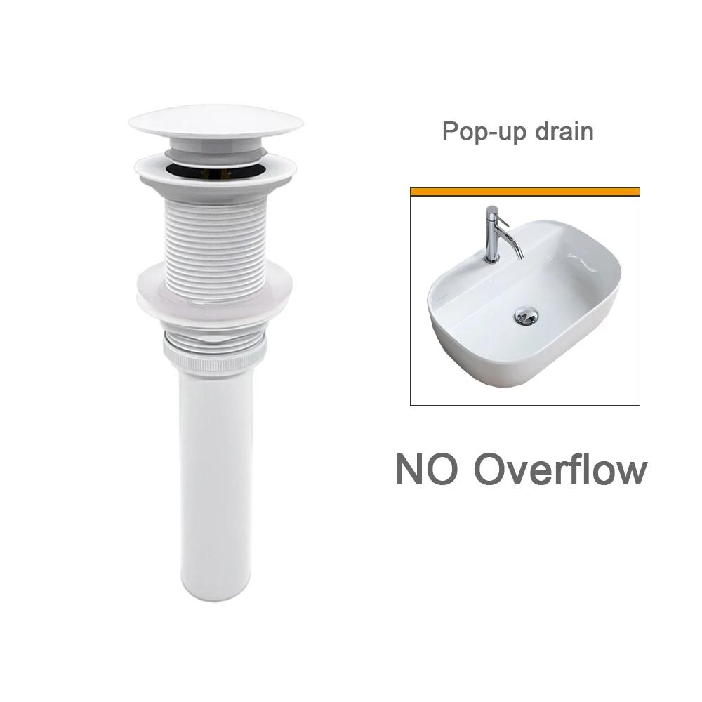 

Белый Сифонный Трап для Ванной Комнаты Замена Сифонной Трубы Раковины Комплекты Pop-Up Фильтр-Пробка Фитинги Туалетная Раковина Дезодорация Слив