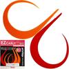 Brizm EZ Curly Standard Single Magnum (3-Pack) Big Tie Curly Tie for Tai Rubber Fishing, Strongest, Strong Vibration, Ideal for Homemade Tairaba