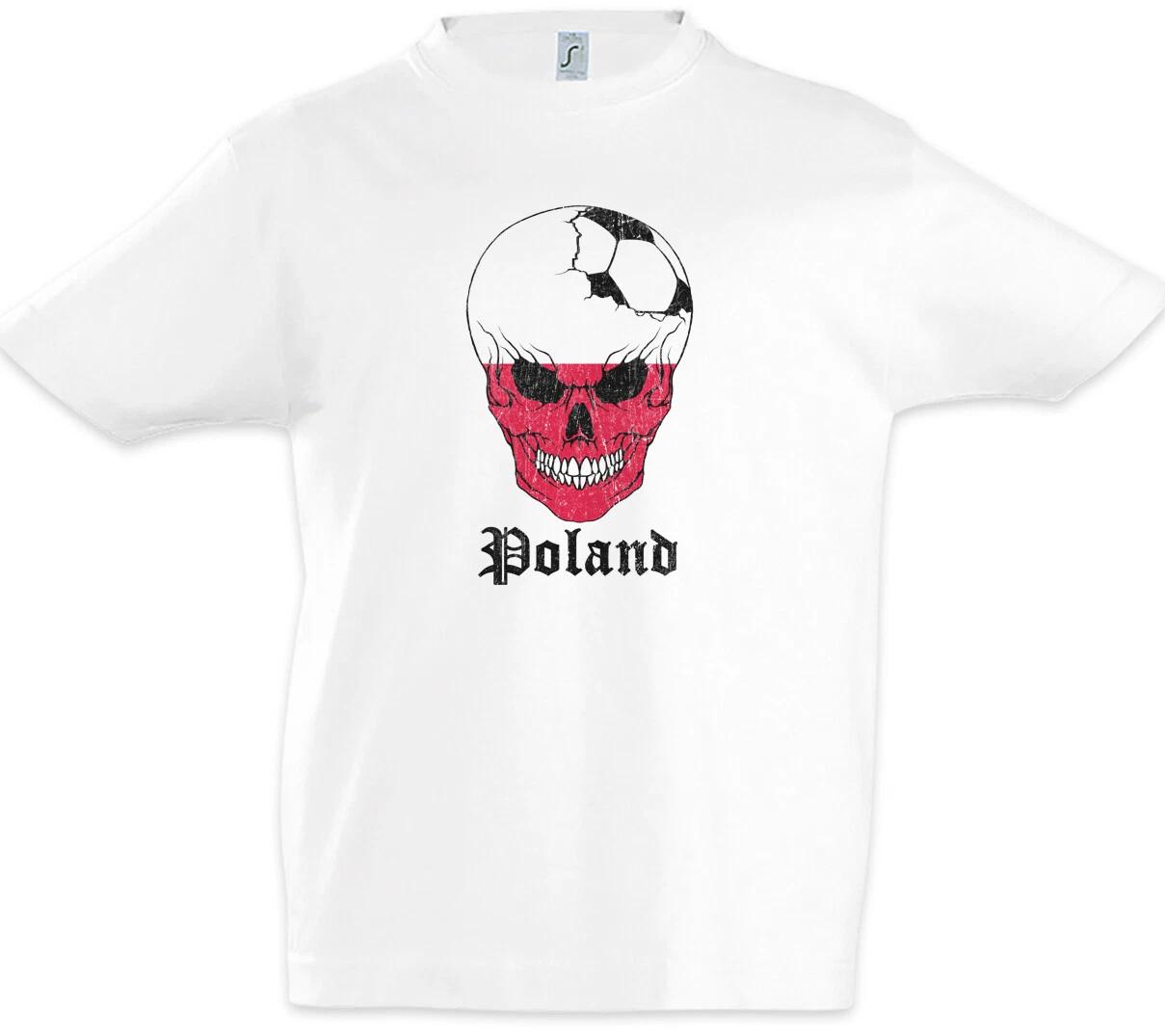 Poland Football Comet Kids Boys kids boys T-Shirt Polish Poland Flag Football 100