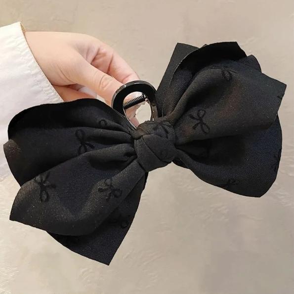 

Ladies high-end style bow clip, new hair clip, shark clip at the back of the head, autumn and winter hair accessories, bow clip