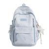 Süßer Schulrucksack mit Buchstabenaufdruck für Mädchen, geräumige Schülertasche mit mehreren Fächern & seitlichem Flaschenhalter