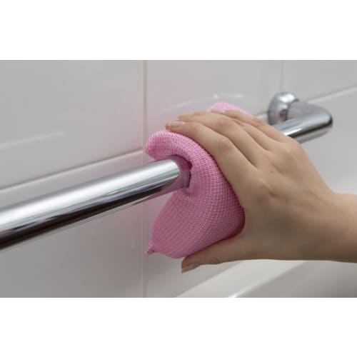 3M Scotch-Brite Bath Shine BN-01 Bath Cleaning Sponge, No Detergent Required, Dimpled