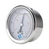 Vacuum Pressure Gauge 1/4 BSPT Vacuum Gauge Back Mount for Air Compressor Water
