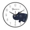 8inch Creative Cartoon Wall Clock Silent Movement Non Ticking Wall Mounted Clock Simple Bedroom  Kitchen Office Home Decoration