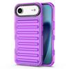 For iPhone 17 Air Case Stripe Design Anti-Slip Detachable TPU+PC Phone Cover