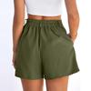 Women's Shorts Casual Summer  Color Drawstring Beach Loose Pocket Shorts