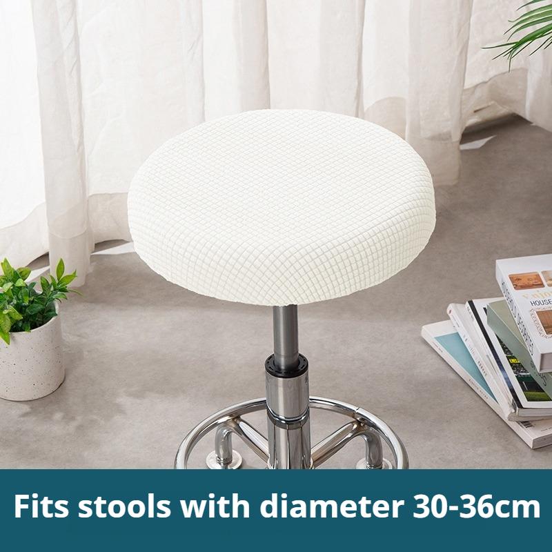 Round Stool Bar Stool Cover Beauty Salon Lift Chair Round Stool Cover Round Cover Chair Table Cushion Round Protective Cover