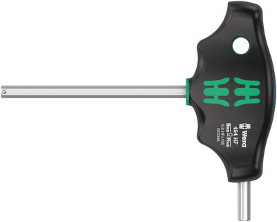 WERA Hex Phillips 6mm 100mm Shaft 023346 Screwdriver, T-Handle, Hex, Length,