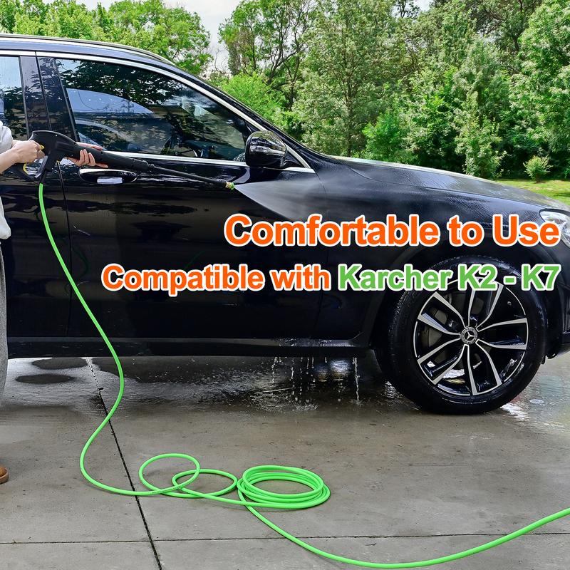 15m/50ft Pressure Washer Replacement Hose Super Flexible Hose 2900 PSI Kink Resistant Hose for Karcher K2-K7 Quick Connector