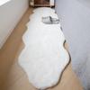 Faux Rabbit Fur Rug for Living Room Bedroom Decorative Fluffy Soft Area Rugs Home Carpet Kids Bedside Non Slip Floor Mat Decor