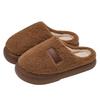 Lidani cotton slippers women's autumn and winter new indoor home couple warm plush slippers men