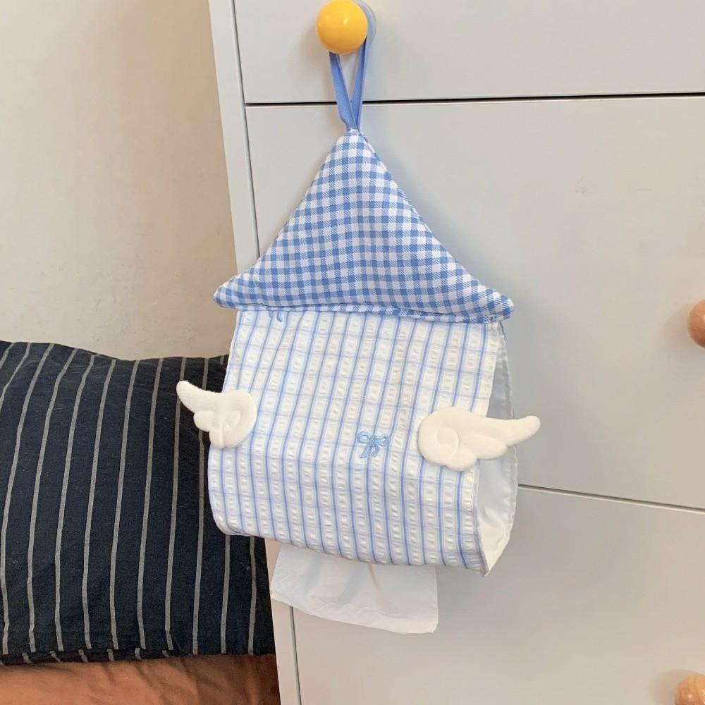 Space Saving Hanging Tissue Holder House Shape Decorative Tissue Bag Tissue Bag Living Room