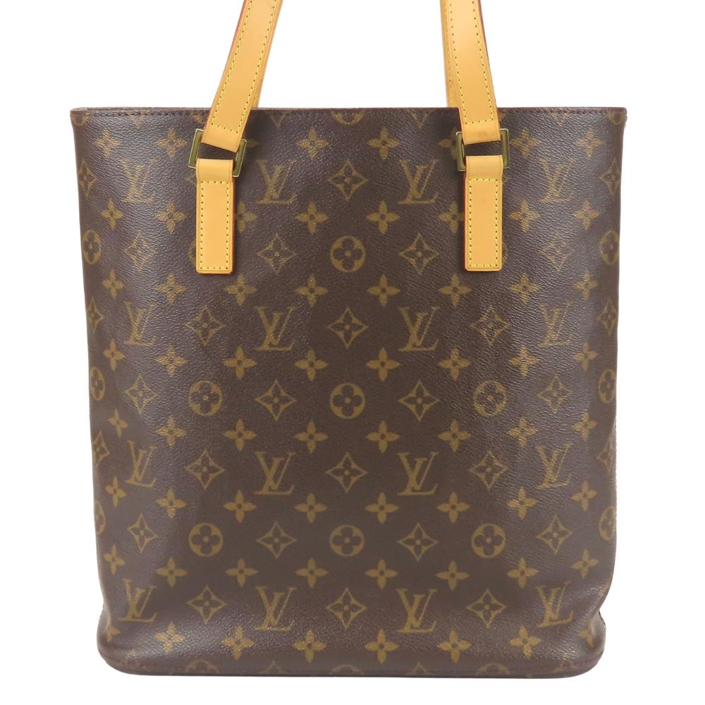 Used LOUIS VUITTON Tote Bag Vavan GM M51170 Monogram/Nume leather Brown vertical
