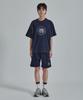 PAPERBOY County Short Sleeve T-Shirt - Navy