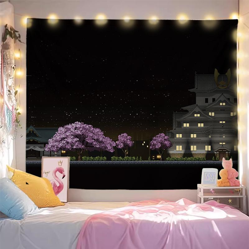 Beautiful Scenery Wallpaper for Rent, Wall Covering for Living Room, Decoration Painting for Room, Background Cloth for Bedroom, Hanging Carpet, Wall