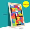 Wooden Magnetic Tetris Blocks - Educational 3D Puzzle Toy for Children