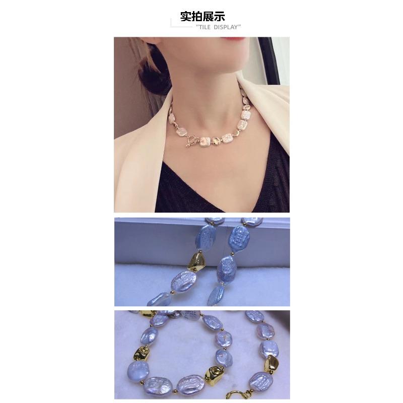 Meier Infashion popular retro necklace popular female large baroque necklace