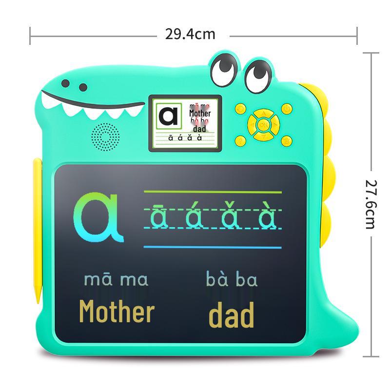 Kids  Smart Learning & Practice Machine: Electronic Drawing Board with Character Recognition, Pinyin & English for Early Education