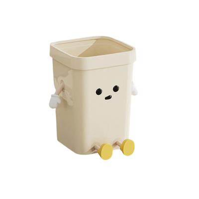 Badezimmer-Mülleimer Große Öffnung Und Stabil Für Einfache Müllentsorgung Für Badezimmer-Mülleimer Zuhause