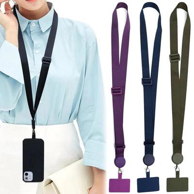 Universal Adjustable Neck Straps Multifunctional Crossbody Phone Lanyard with Tether Tab Anti-lost Anti-fall Hanging Cord Clips 1
