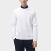 FILA Solid Color Crew Neck Casual Pullover Sweatshirt Men sweatshirt White F11M317204F-WT