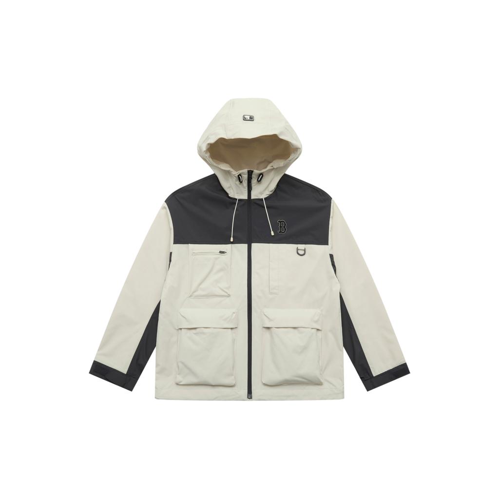 New MLB Boston Red Sox Basic Collection 25FW Jacket Unisex Deep Ivory 3AWJB0554-43CRD