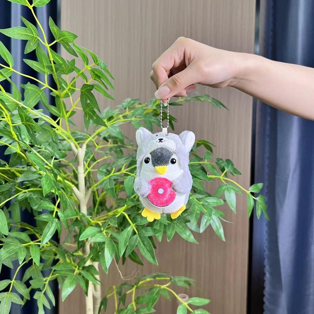 Plush Penguin Whimsical Toy Keychain Lovely Animal Pendant Perfect For Backpack