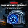 Motorcycle Brake Light Hokage Wheel Eyes Rotating Rainbow Flashing Tail Light Auxiliary Bulb Anime Thememodification Accessories