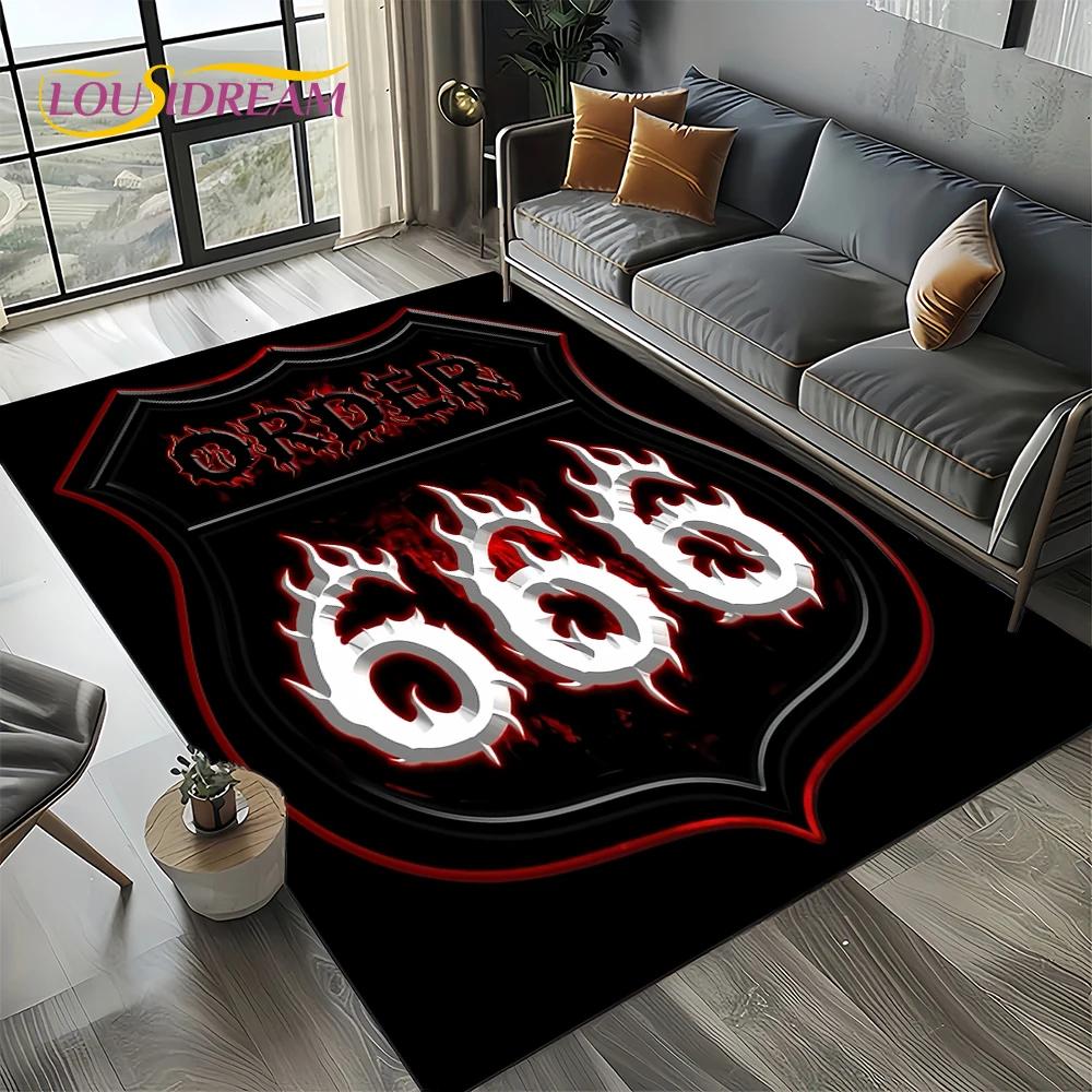 Route 66 Retro America Historic Mother Road,mãe EstradaCarpet Rug for Living Room Bedroom Home Sofa,Area Rug Non-slip Floor Mat