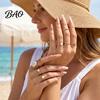 Birthday Gifts for Her 13Pcs Gold Plated Ring Set with Colorful Gemstone Embellishments, Fashion Stackable Rings Women Women, Trendy Jewelry