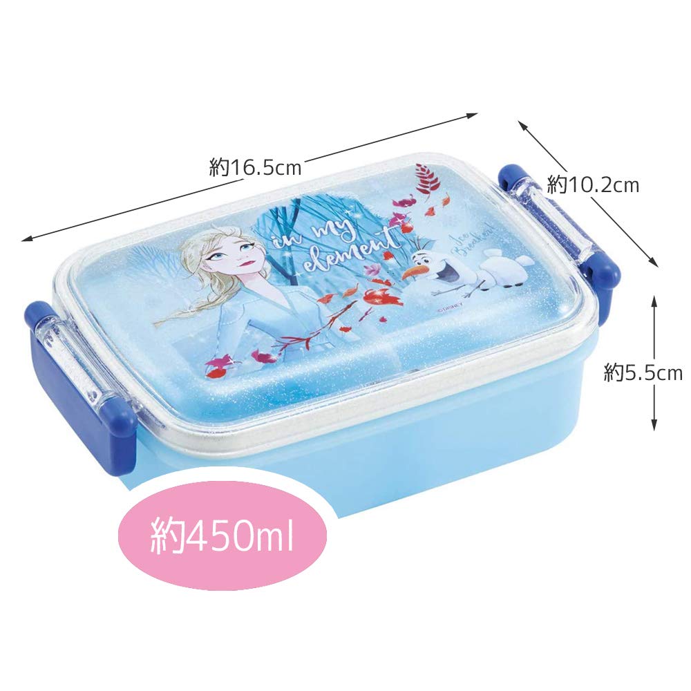 Skater Lunch Elsa Frozen RBF3AN Children's Box, & Olaf, Disney, 450ml,