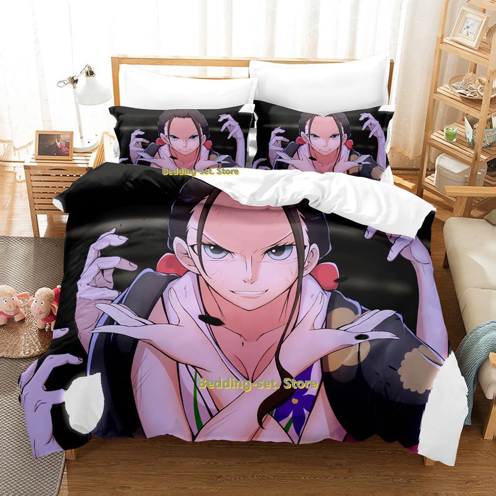 Nico Robin Beding Set Single Twin Ful Quen King-Sized Dimensionsd Dimensions Bed Linen Set Adult People Kid Bedrom Duvetcover Sets 3D Print Anime Bed