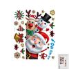 Christmas Window Stickers Santa Claus Reindeer Snowman Stickers Clings Decoration for Glass Christmas Decals Decorations