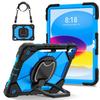 For ipad 10th Gen 10.9 inch Case A2696 A2757 A2777 Kids Tablet cover Silicone +PC funda for iPad A16 11th Gen 11"+ strap