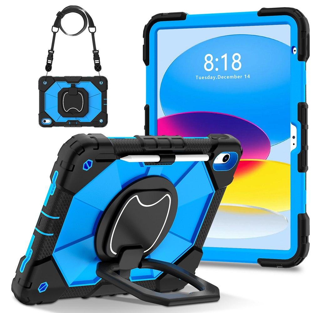 For ipad 10th Gen 10.9 inch Case A2696 A2757 A2777 Kids Tablet cover Silicone +PC funda for iPad A16 11th Gen 11"+ strap