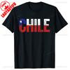 Chile Flagge Stolzer Chilene Aufdruck T-Shirt Herren Damen Baumwolle Humor Streetwear T-Shirt Kurze Ärmel Unisex Locker Kleidung Herren