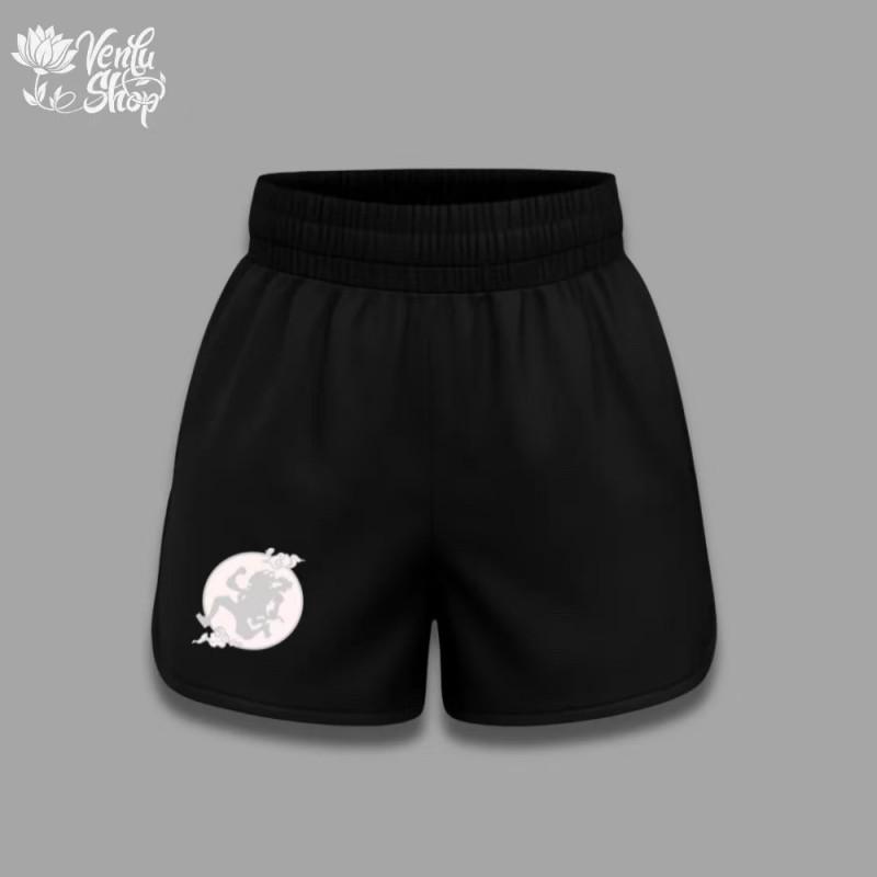 Breathable Quick Dry Elastic Cycling Shorts MMA Training Sanda Print Unisex Adult