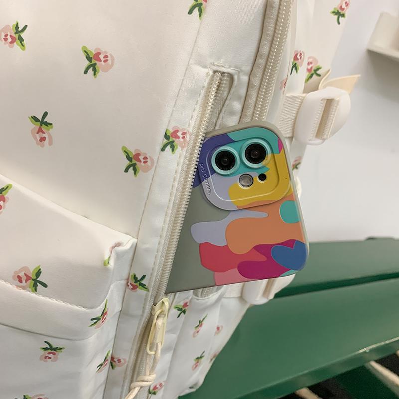 Cute Backpack Girls Fashion School Bag Large Capacity Student School Bag Portable Travel Storage Bag For Kids Beach Bag