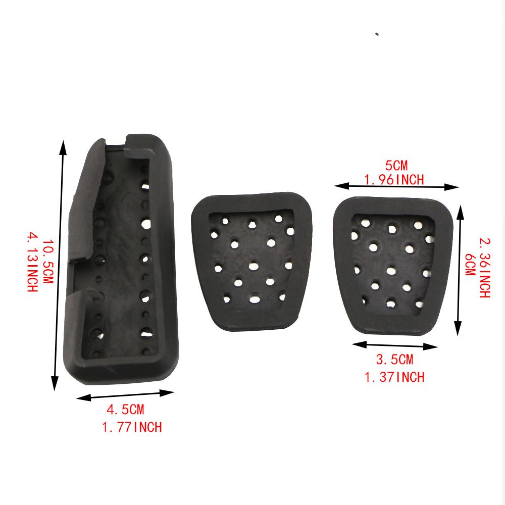 Auto Non-slip Pedal Pad Cover Gas Brake Pedals for Honda FIT 2005 - 2014 Hr-v Vezel 2014-2020 Driver Pedals Replacement Kits