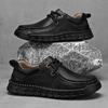 New men's leather shoes hand-sewn business leather shoes outdoor casual fashion men