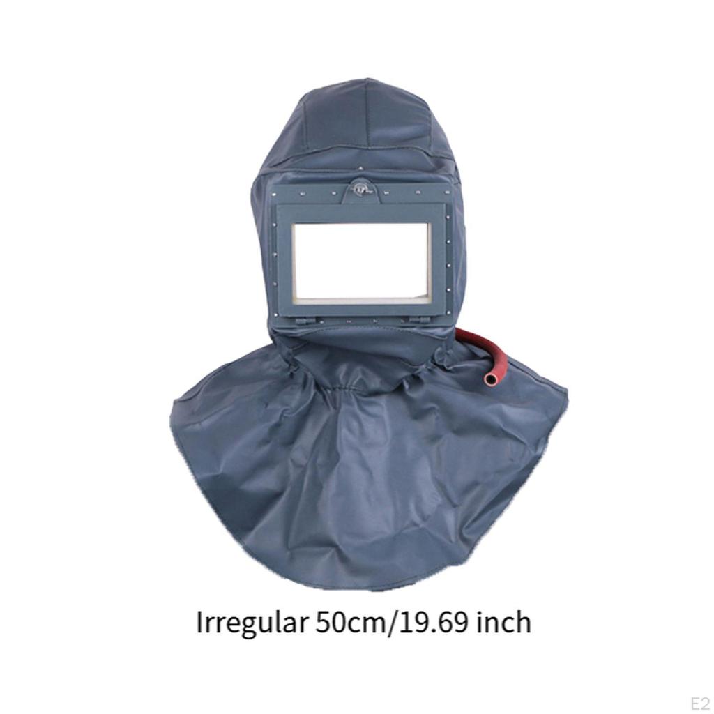 Sandblasting Helmets Lenses Fitments Easy To Use Sandblaster Protective Gear