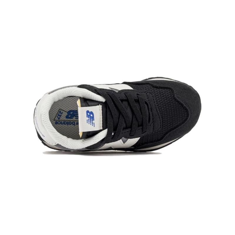 New Balance 237 Toddler Sports Wear Resistant Low Walking Shoes Black Gray IH237TG