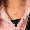 S925 Sterling Silver Heart Infinity Zircon Necklace - Simple European Clavicle Chain for Women