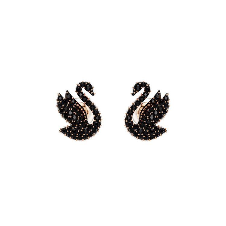 

Swarovski Swan Pattern Earrings Women earrings Black 5684608 Box (Random Color)