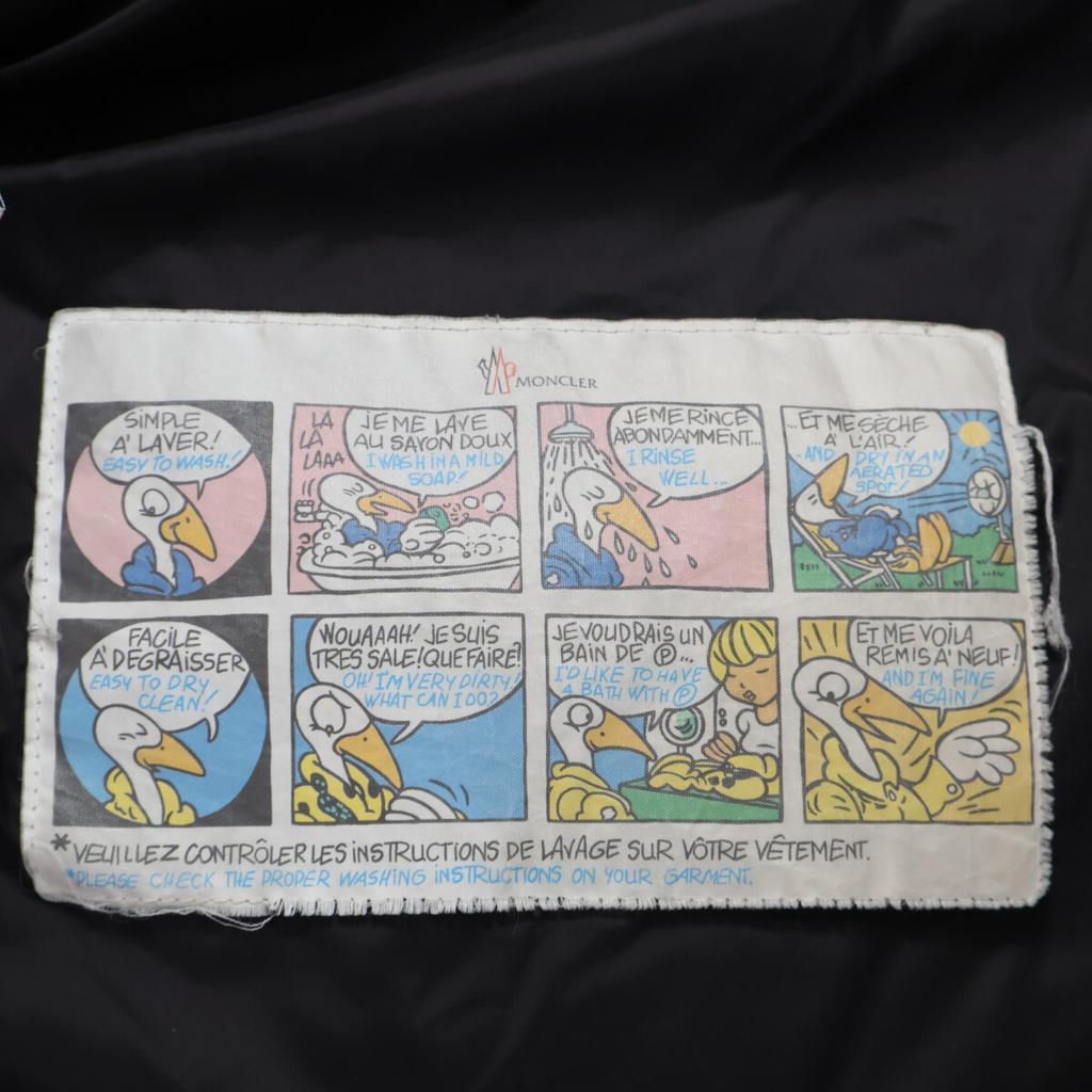 Moncler MONTGENEVRE Down Jacket Jacket 1 blackUsed