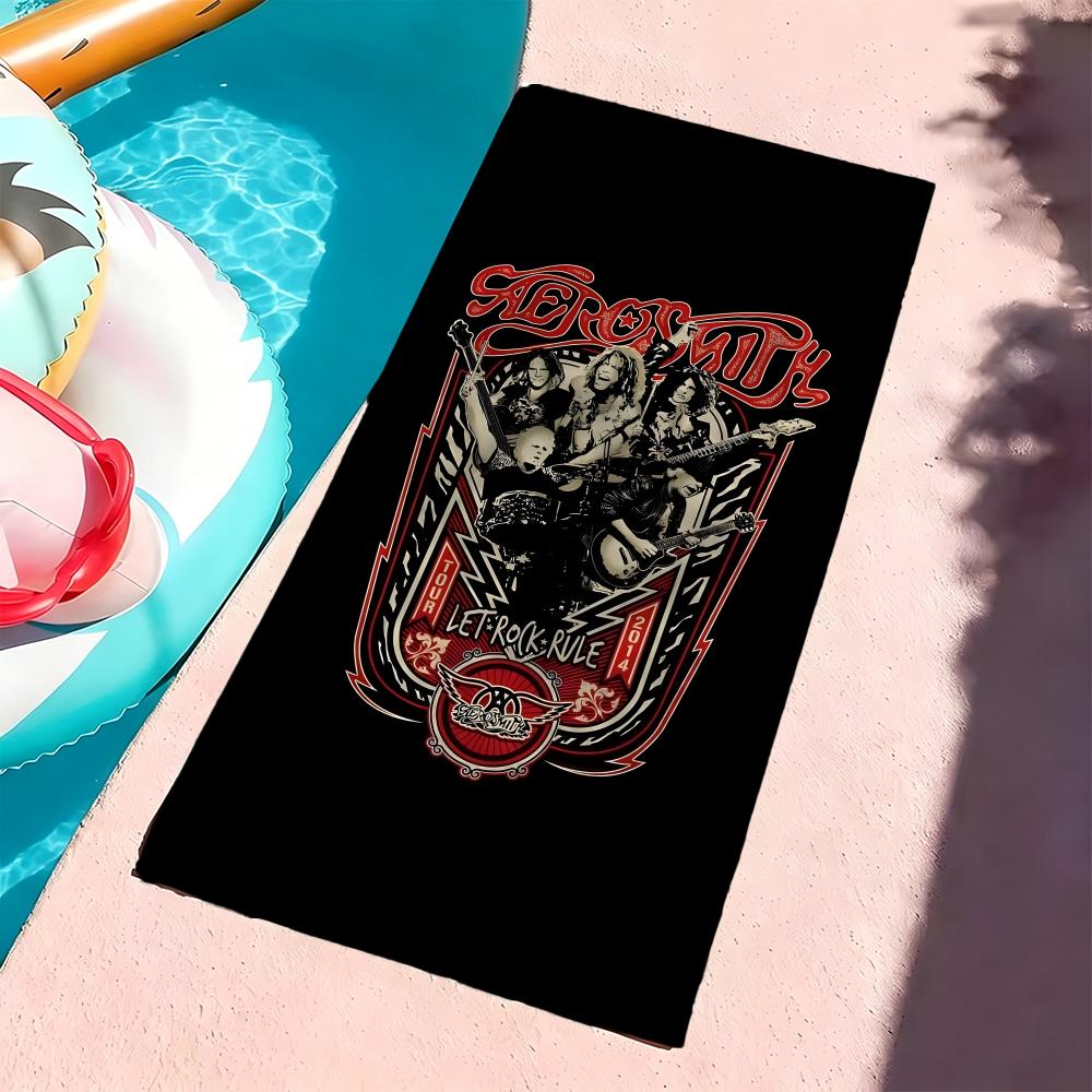 A-Aerosmith Towel Microfiber Beach Towel, Quick-Dry, Sand-Free, Ultra-Fine Fiber, Super Soft.